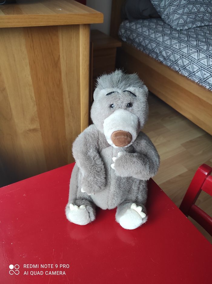 Peluche Disney livre de la jungle baloo - photo numéro 3