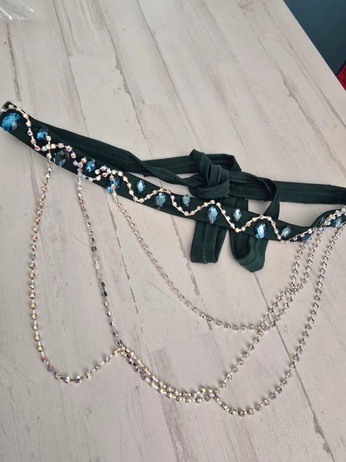 Tenue danse du ventre luxe taille L neuf avec étiquettes - photo numéro 14