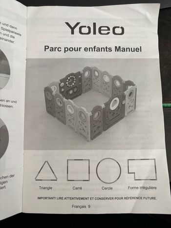 Parc bébé modulable Yoleo