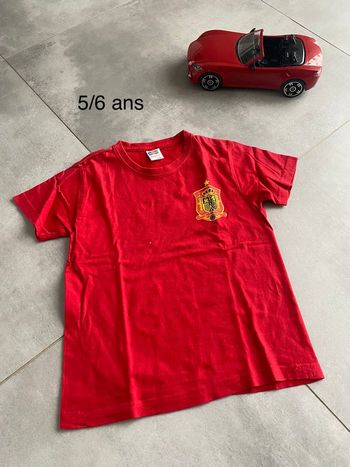 Tee shirt espagne 5/6 ans