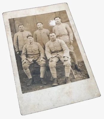 Carte postale ancienne 14-18 Soldats du 316ème Régiment d' Infanterie de Vannes (Morbihan)