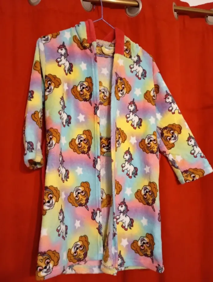 Robe de chambre neuve paw patrol taille 5 ans (110/116