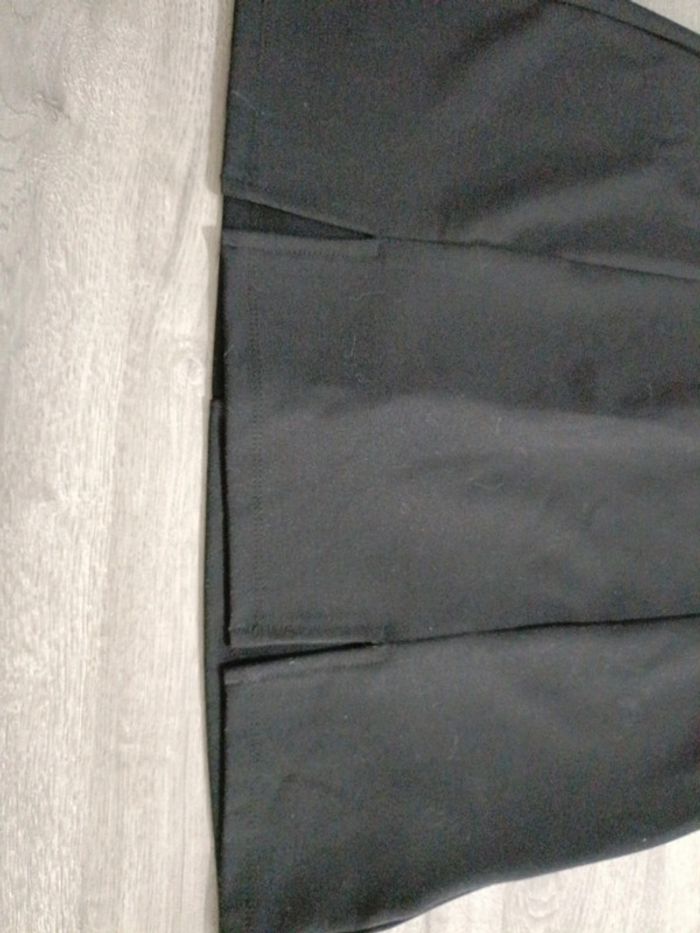 Mini-jupe noire mini Fente en viscose et Polyester La Halle – Taille 36 - photo numéro 3
