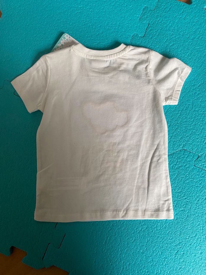T-shirt Disney Baby Taille 18 M - 86 cm - photo numéro 2