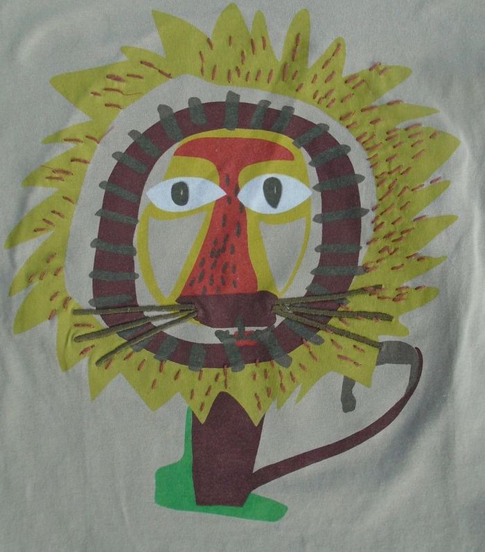 Joli tee-shirt "lion" garçon 6 ans (114 cm) DPAM - photo numéro 2