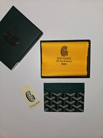 Cartholder Goyard vert