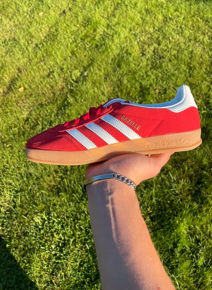 Adidas Originals Gazelle Better Scarlet White - Femme 38 2/3 - photo numéro 4