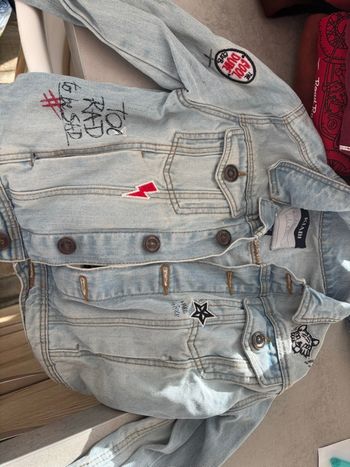 Veste en jean 7 ans garçon