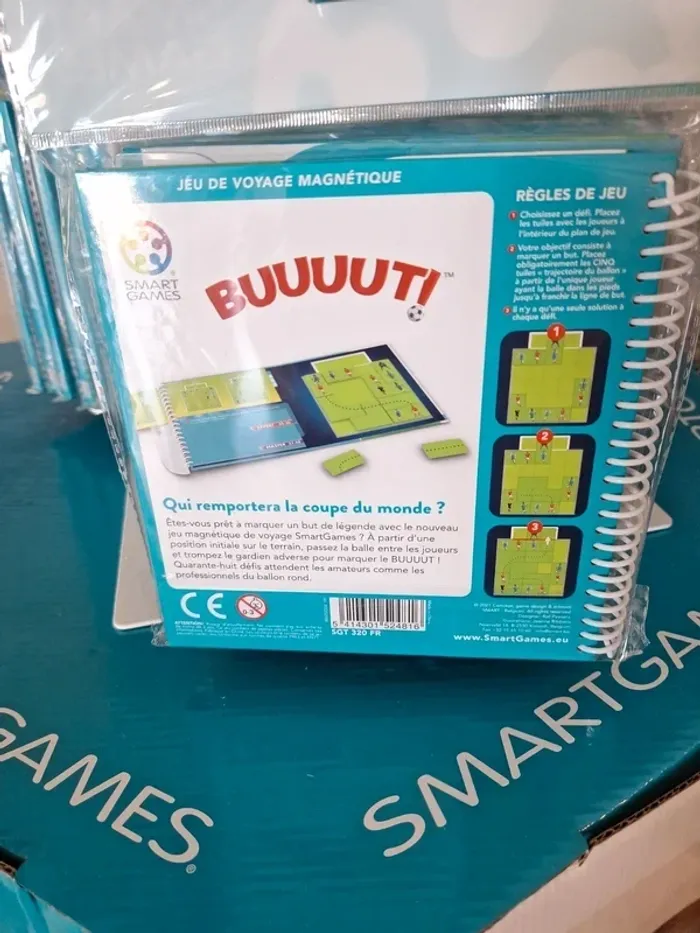 🎯 Jeu SmartGames - Buuuut! Neuf Jeu de réflexion magnétique de voyage - photo numéro 2