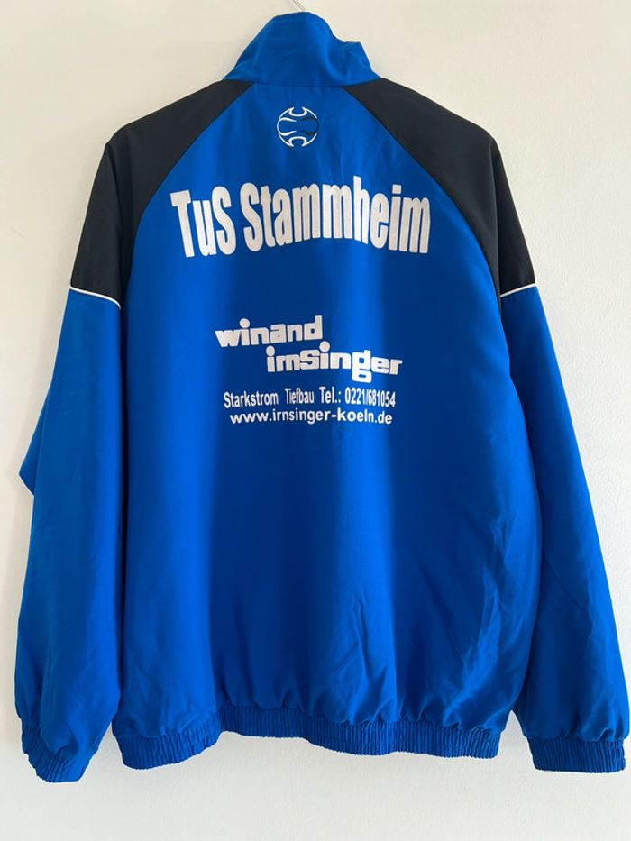 Veste de sport ( foot ) Adidas vintage taille XL couleur noir & bleue. - photo numéro 4