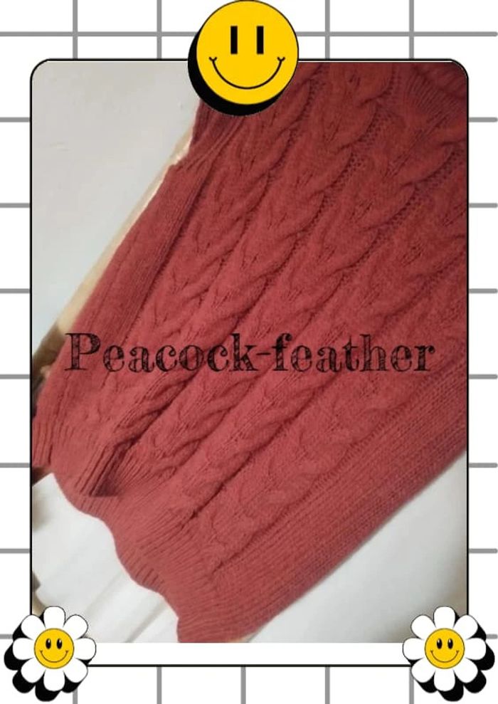 Pull col roulé terracotta TU - photo numéro 4