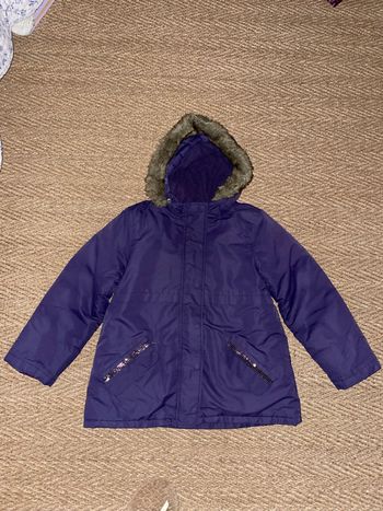 Manteau 3 en 1 très chaud fille DPAM 8 ans