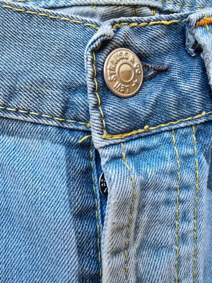 Jeans boyfriend vintage mixte 🍒levi's 907🍒 w36 L34 - photo numéro 4