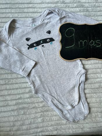 Body manches longues 9 mois