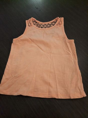 Débardeur corail vertbaudet 5 ans