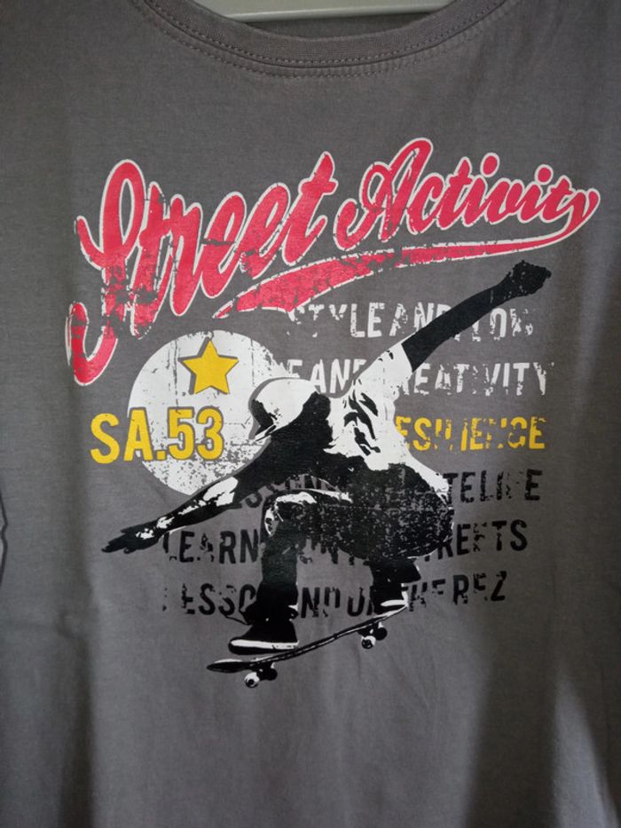 Tee shirt manches longues gris - photo numéro 3