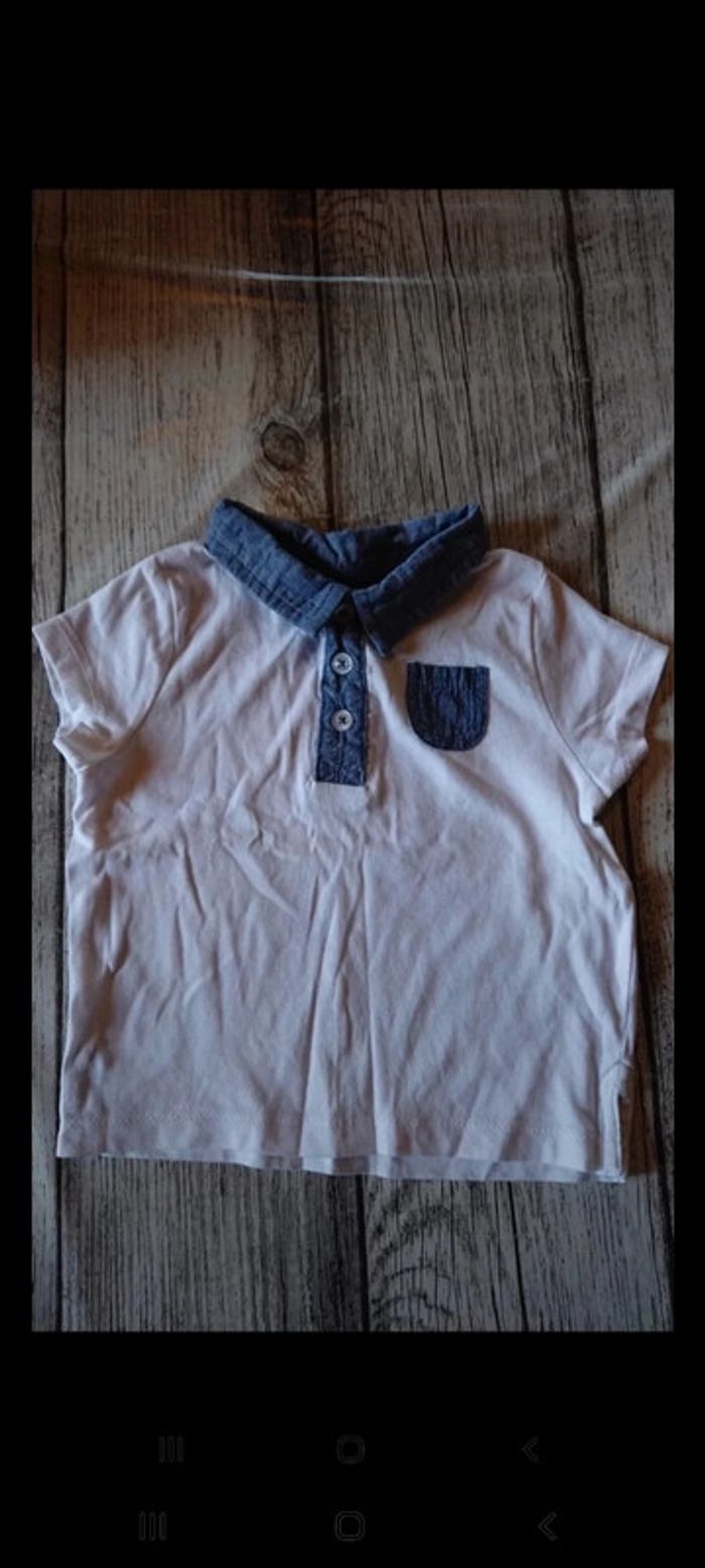 Polo MC Kiabi 6 mois en tbe