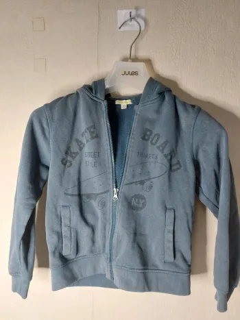 Veste a fermeture bleu " Vertbaudet"