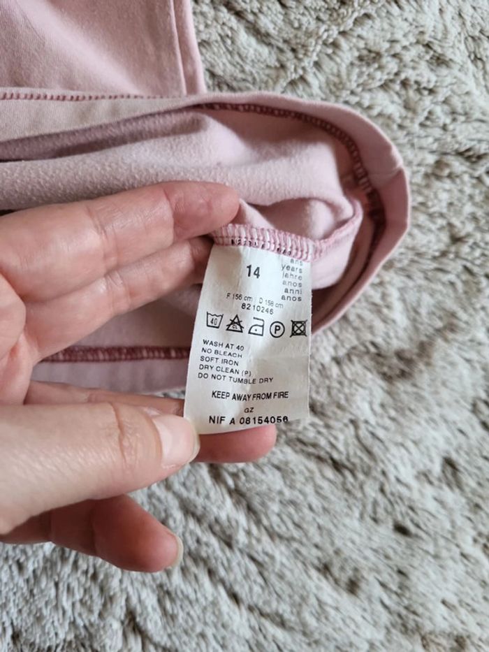 Tee shirt manches longues rose 12 ans Chipie - photo numéro 4