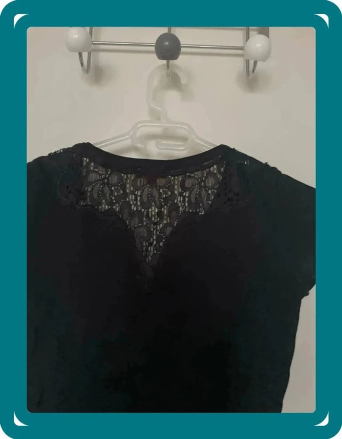 T-shirt noir imprimé - photo numéro 3