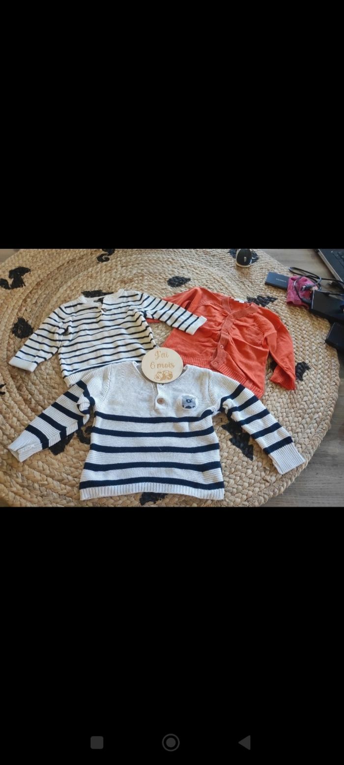 Lot Gilets 6 mois