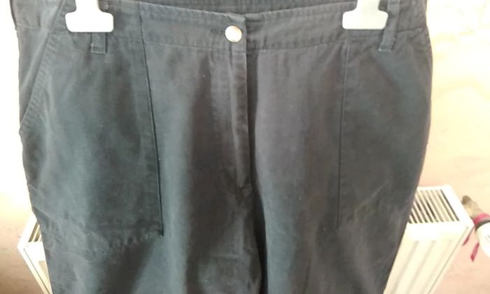 Pantacourt bleu foncé - photo numéro 2