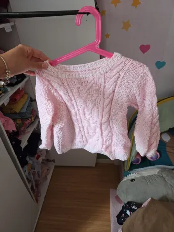 Pull fait main taille 8 ans
