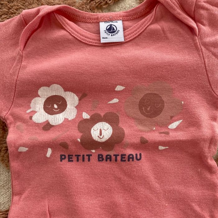 Bodies Petit bateau 12 mois fille - photo numéro 7
