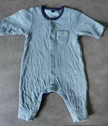 Combinaison rayée Petit bateau