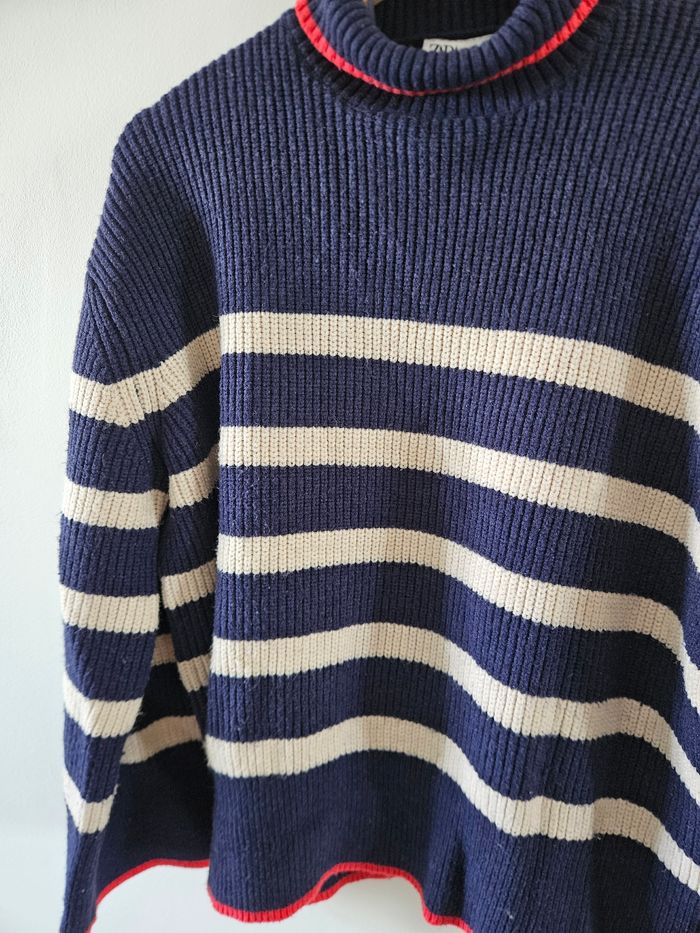 Pull rayé zara - photo numéro 3