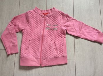 Pull zippé rose - 4 ans