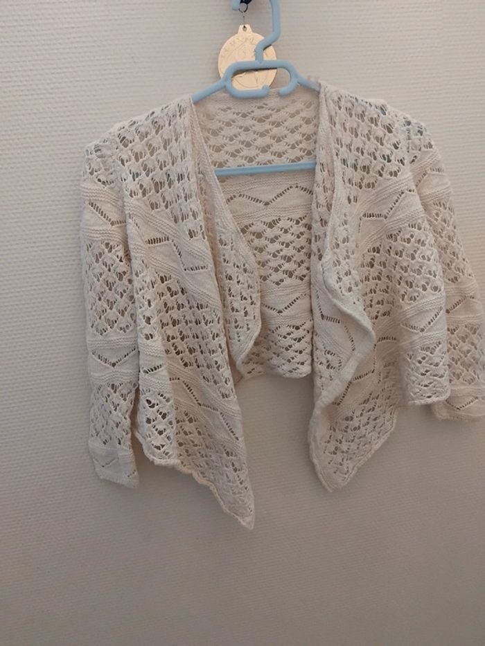 Gilet dentelle fille 8ans - photo numéro 5