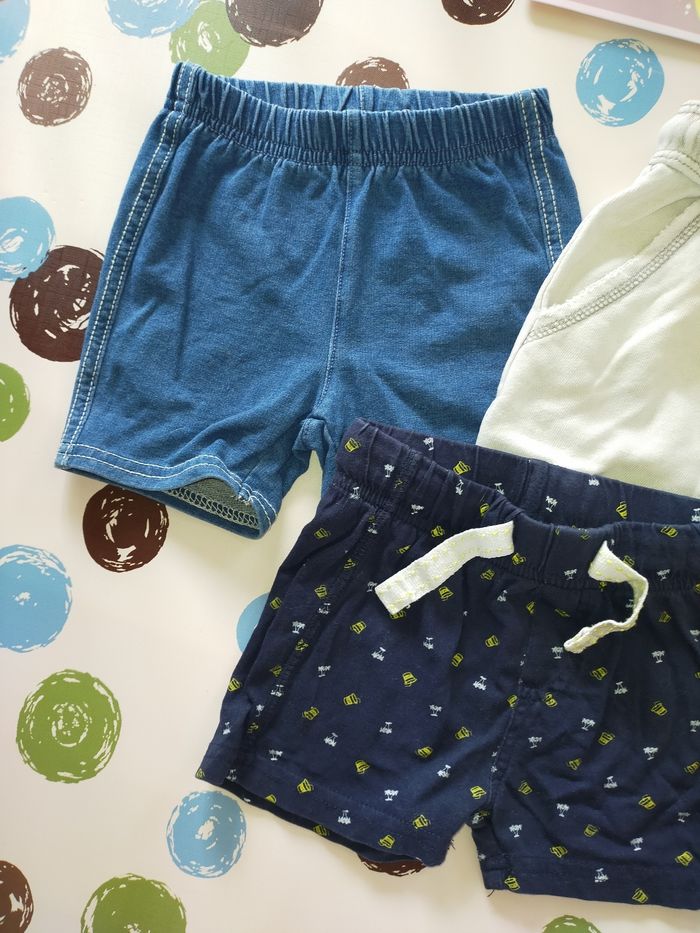 Lot de 3 shorts 6 mois - photo numéro 2