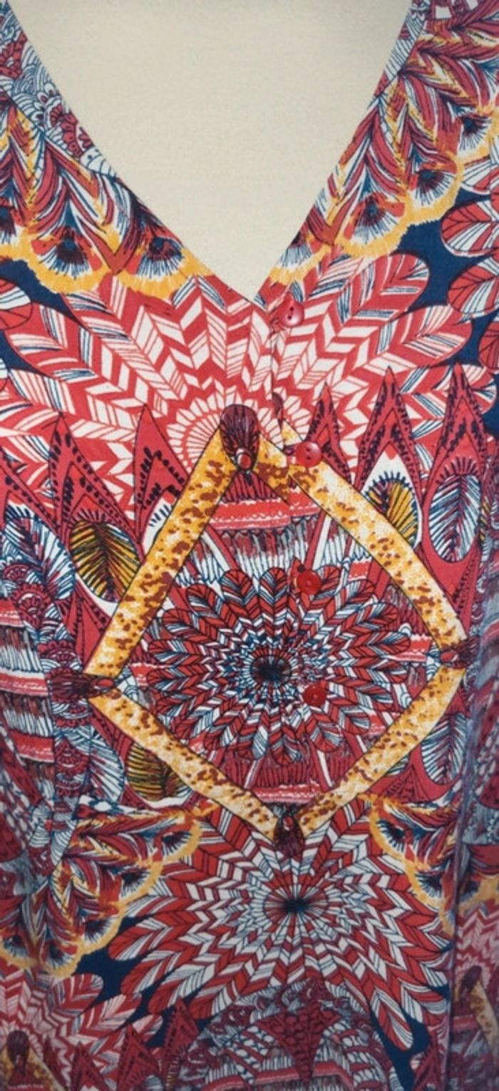 Robe légère à motifs ethniques – Élégance et confort - photo numéro 4