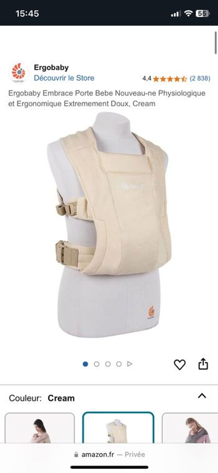 Porte bébé ergobaby - photo numéro 2