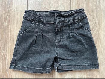 Short jean gris fille / IKKS - 6 ans