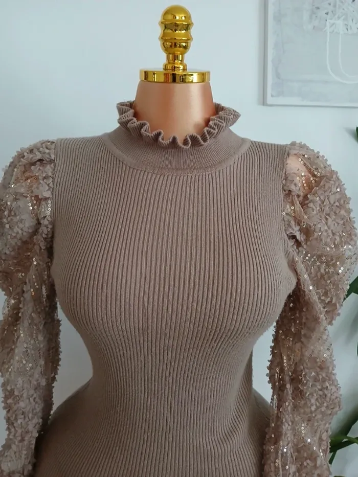 Magnifique pull de Soirée Taille M🌿💝 - photo numéro 4