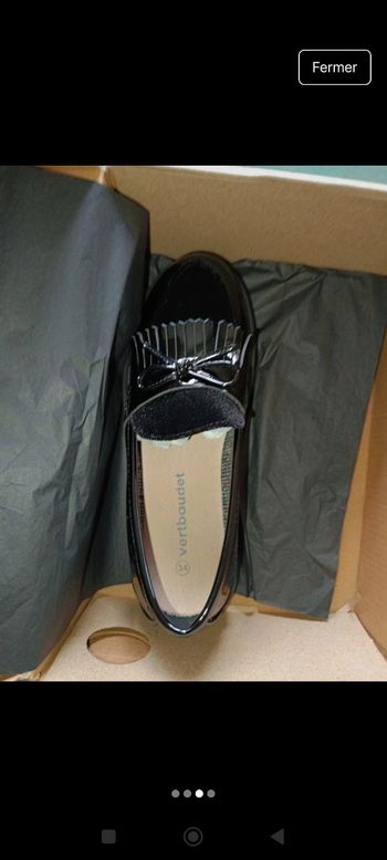Mocassins vernis Vertbaudet neuf