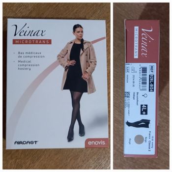 Bas médicaux de compression taille XL+