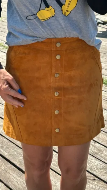 Jupe ONLY en cuir