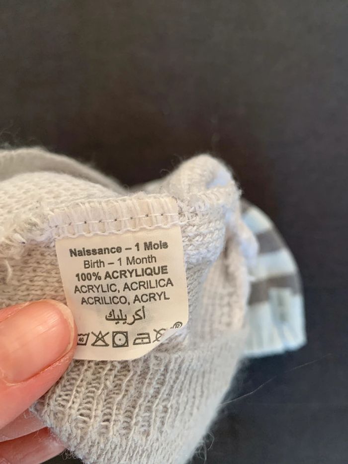 Lot de 2 bonnets bébé - photo numéro 2