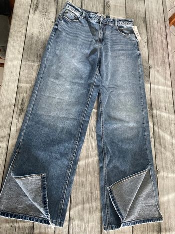 Jeans Pimkie taille 38 avec fente aux pieds neuf