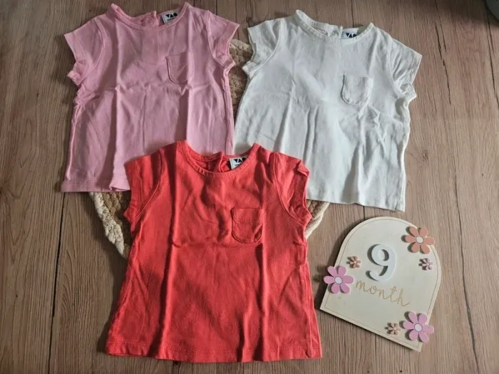 Lot 3 Tee-shirt 9 mois - photo numéro 8