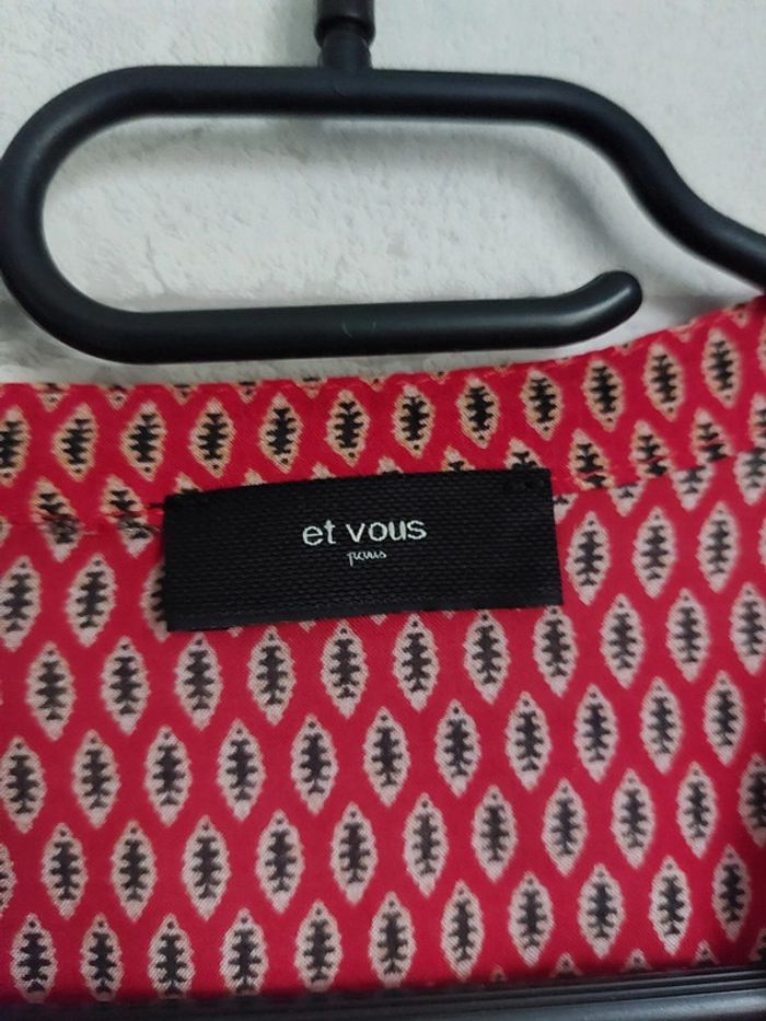 Blouse manches 3/4 Et Vous taille 2 (38,M) - photo numéro 3