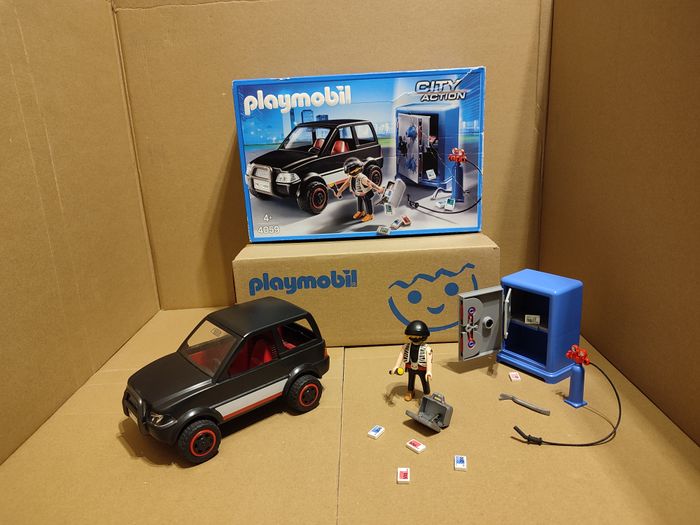 Playmobil 4059 Voiture et cambrioleur de coffre-fort - occasion
