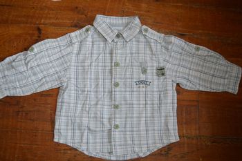 Chemise manches longues Cadet Rouselle 12 mois