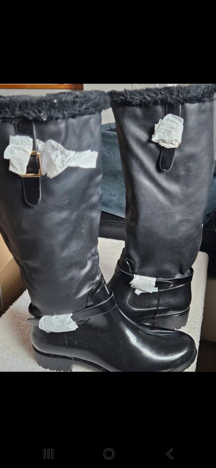 Botte noir neuve