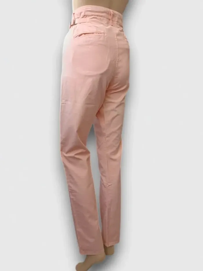 Pants Scotch & Soda coupe droite ,taille haute , lin et coton - photo numéro 6