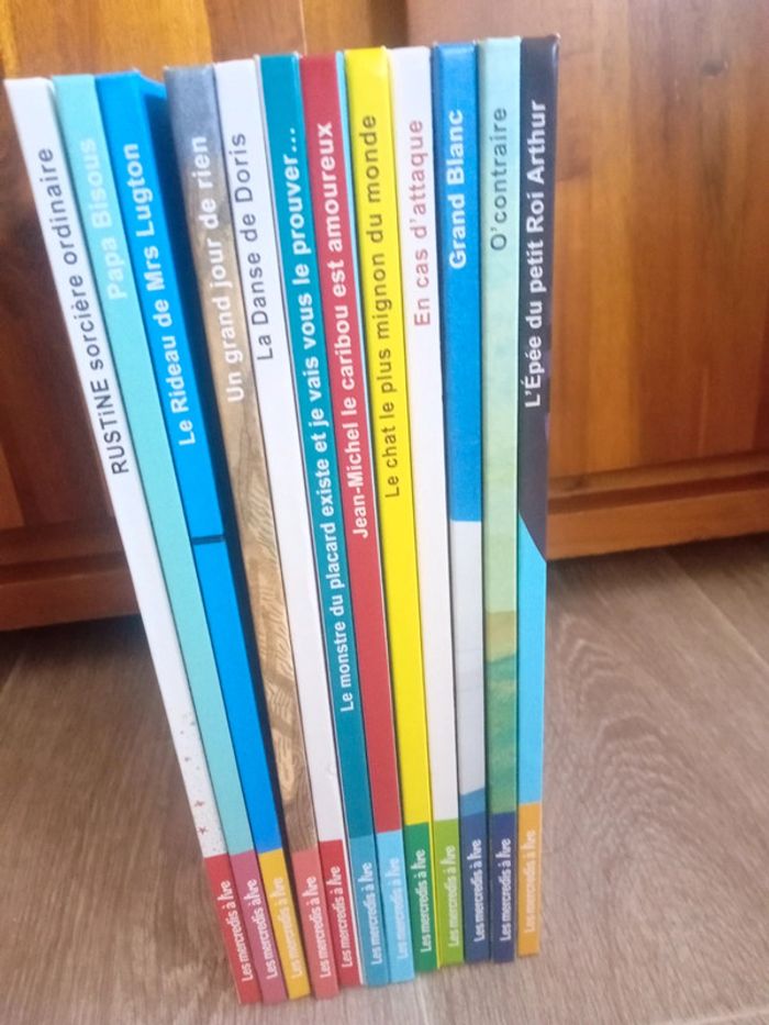 12 livres collection Les Mercredis à Lire - photo numéro 3