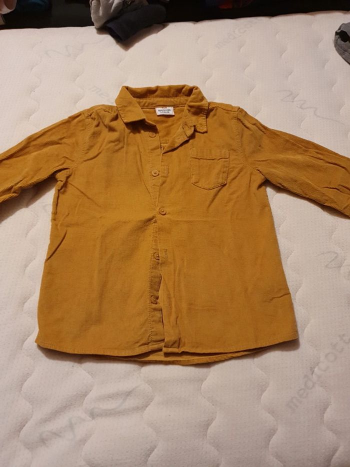 Chemise chic moutarde